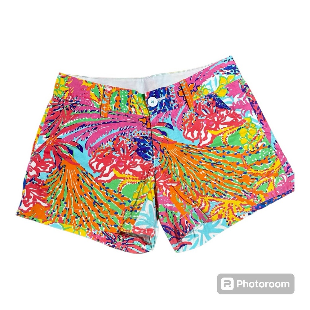 LILLY PULITZER - The Callahan Short - size 2 /multicolor/like new EUC belt loops